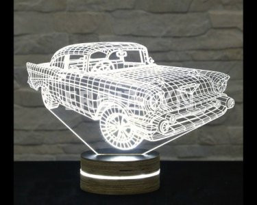 3D Klasik Araba ilisyon Led Lambası